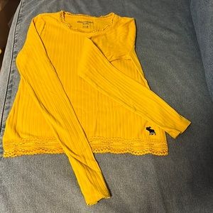 Abercrombie Yellow Shirt